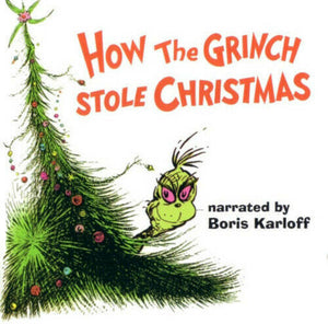 DR SEUSS - HOW THE GRINCH STOLE CHRISTMAS: NARRATED BY BORIS KARLOFF (GRINCH GREEN) VINYL