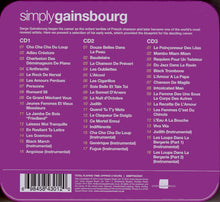 Load image into Gallery viewer, SERGE GAINSBOURG - SIMPLY GAINSBOURG 3CD
