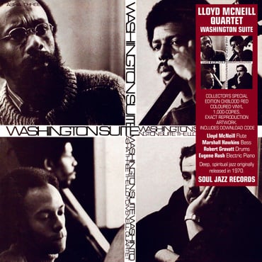 LLOYD MCNEILL QUARTET - WASHINGTON SUITE (OXBLOOD RED COLOURED) VINYL