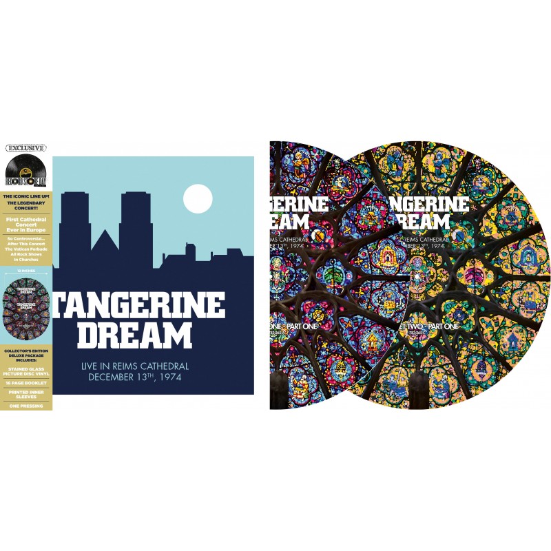 TANGERINE DREAM - LIVE IN REIMS CATHEDRAL DEC 1974 (PIC DISC) (2LP) VINYL RSD 2021