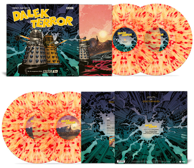 TERRY NATION - DOCTOR WHO: DALEK TERROR (EXTERMINATION SPLATTER COLOURED) (2LP) VINYL RSD 2021