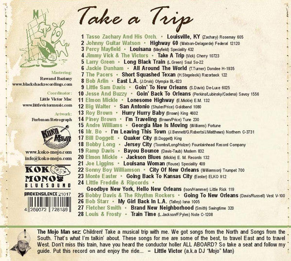 VARIOUS - TAKE A TRIP: FROM THE COUNTRYSIDE TO BIG CITY CD